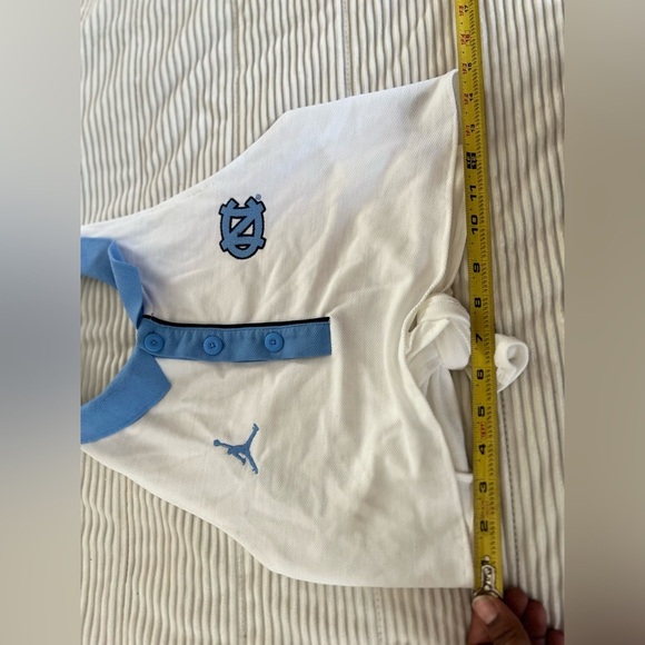 air jordan north carolina Tar Heels Cropped Vneck Halter Top Women’s Medium Y2K - Picture 6 of 7